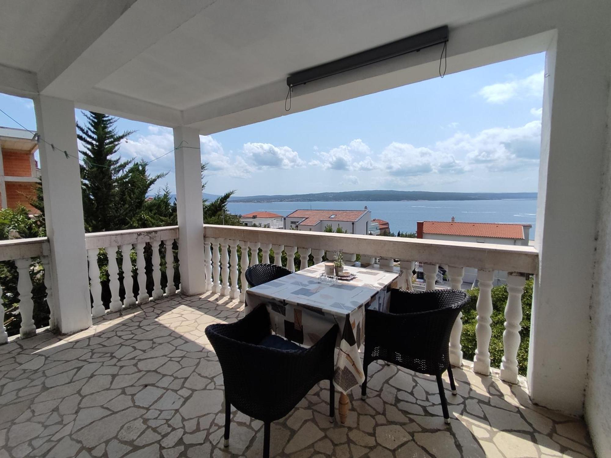 Panorama View Close Sandy Beach 100M To Talasoterapija, Crikvenica Exterior foto