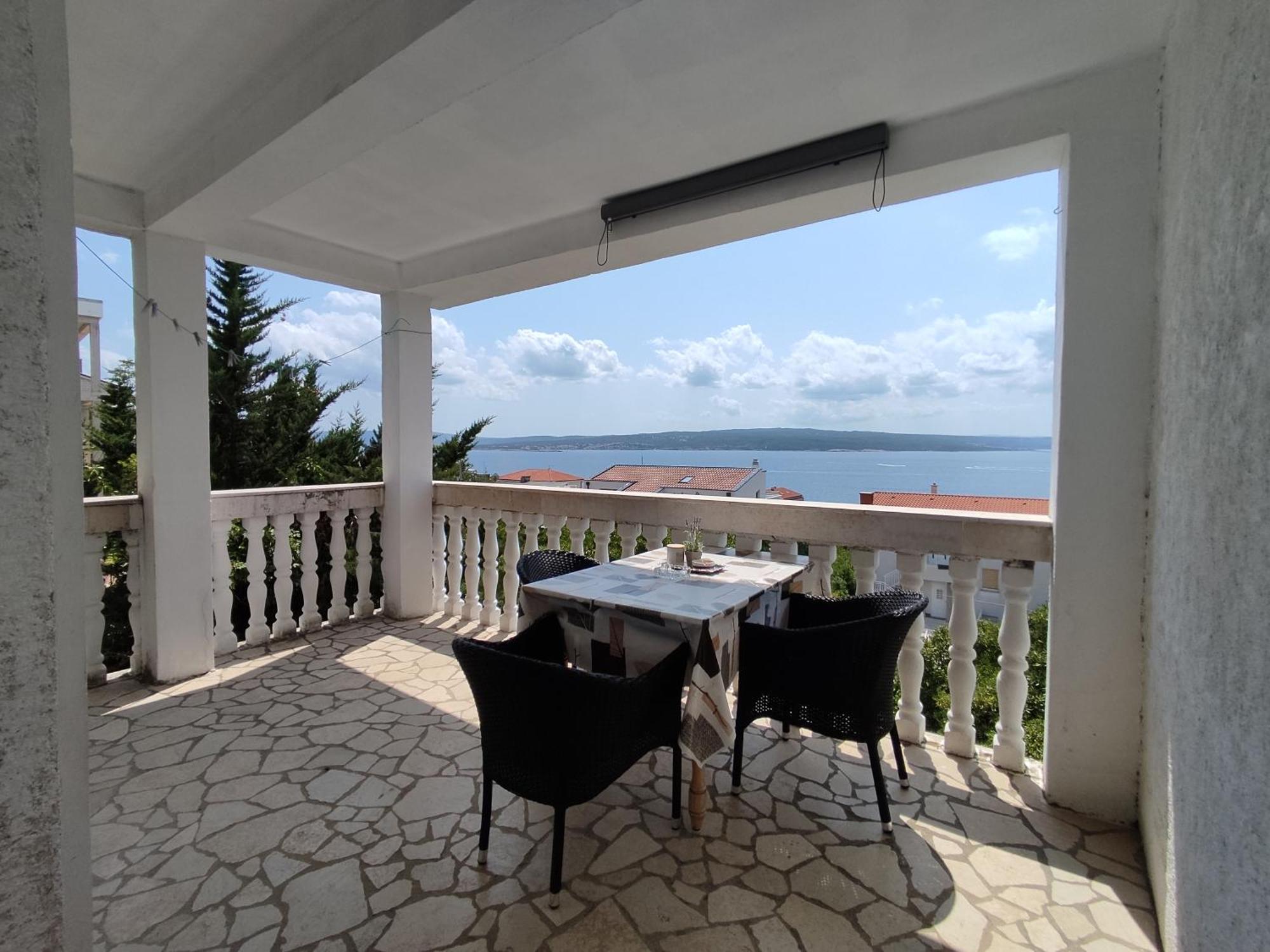 Panorama View Close Sandy Beach 100M To Talasoterapija, Crikvenica Exterior foto