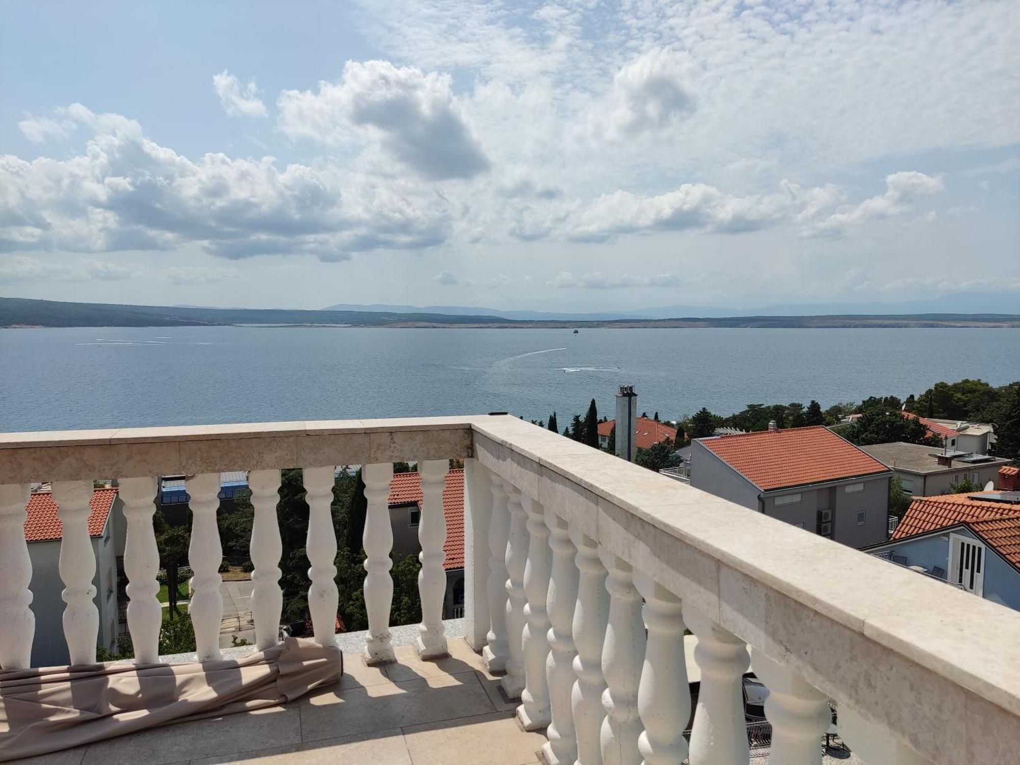 Panorama View Close Sandy Beach 100M To Talasoterapija, Crikvenica Exterior foto