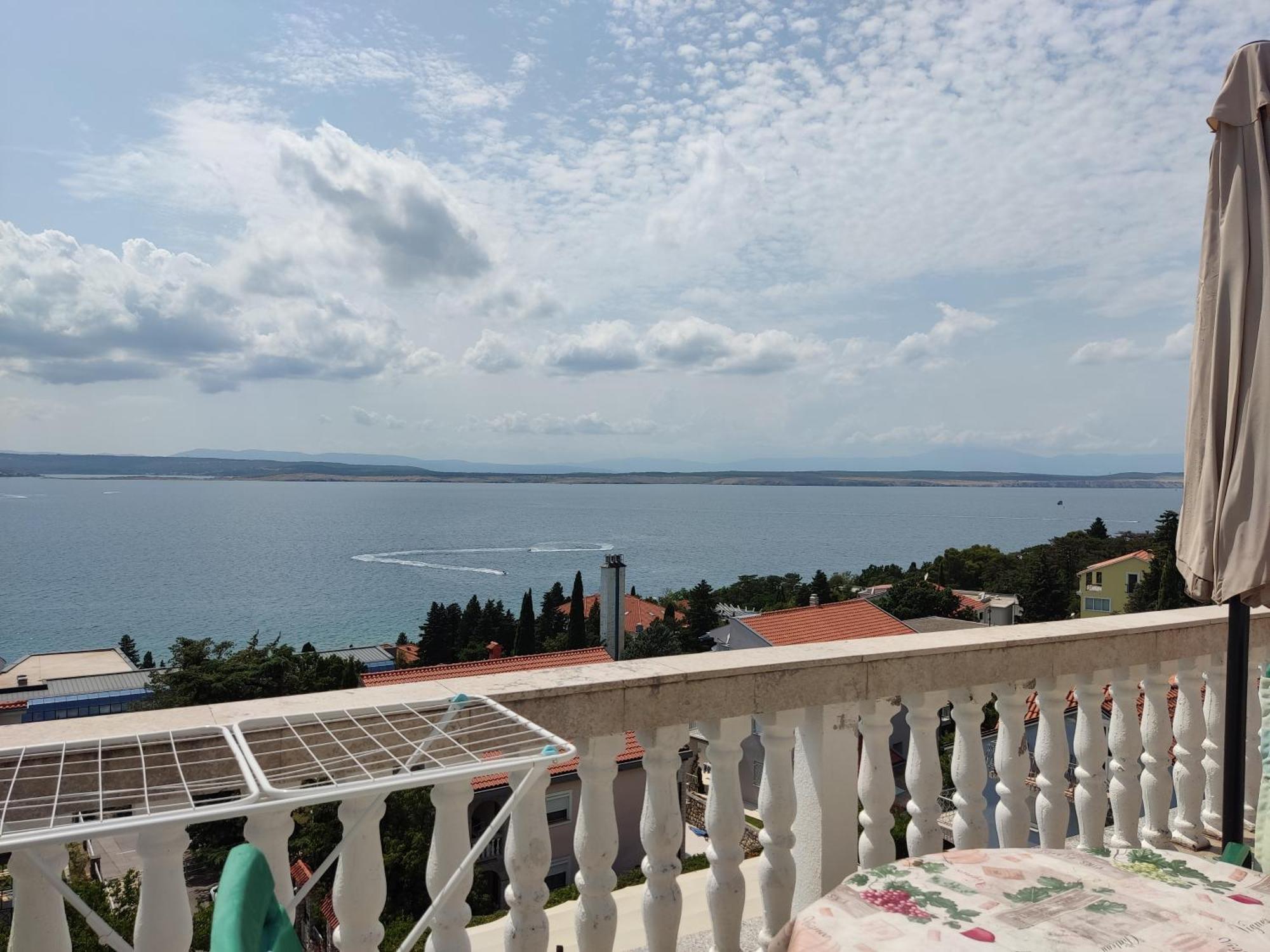 Panorama View Close Sandy Beach 100M To Talasoterapija, Crikvenica Exterior foto